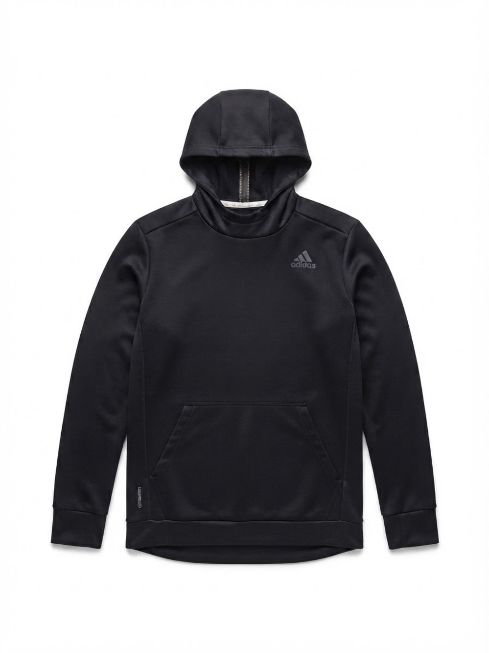 adidas Black Hoodie with Kangaroo Pocket and Logo